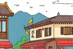 《旧物修复师》剧照，工作台上摊开的修复工具与半成品木盒